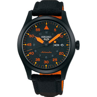 Seiko Flieger Street Black and Orange Men's Watch SRPH33K Watches Seiko 