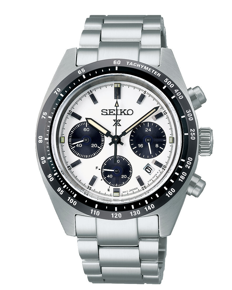 Seiko Prospex Black and Silver Men's Watch SSC813P Watches Seiko 