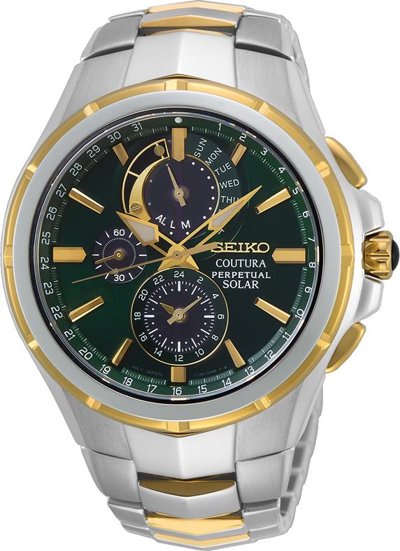 Seiko Gents Coutura Chrono Perpetual Solar Watch Model SSC764P