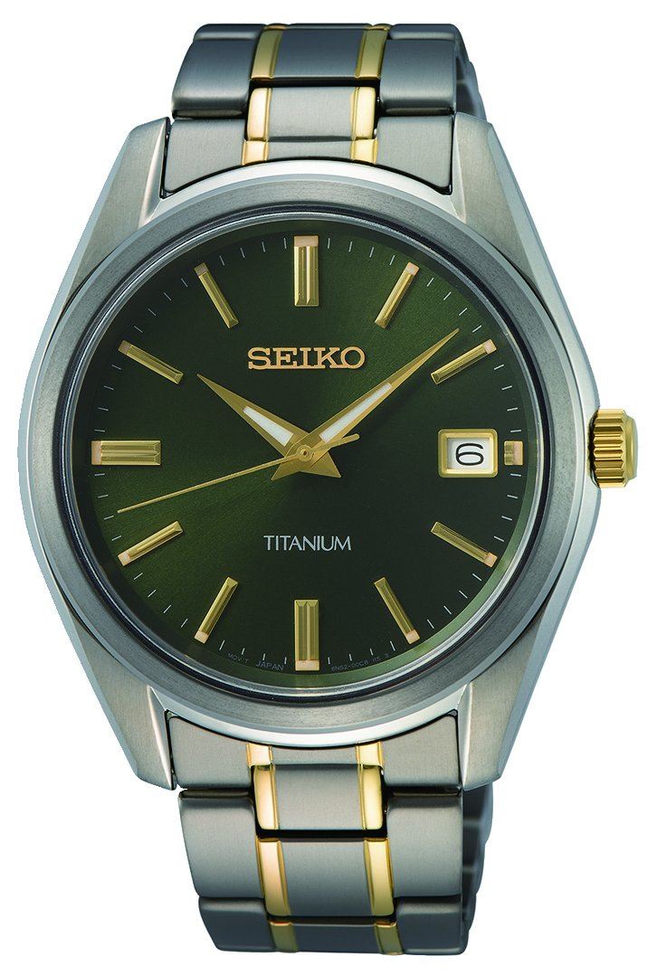 Seiko Titanium 2 Tone Watch SUR377P Watches Seiko 