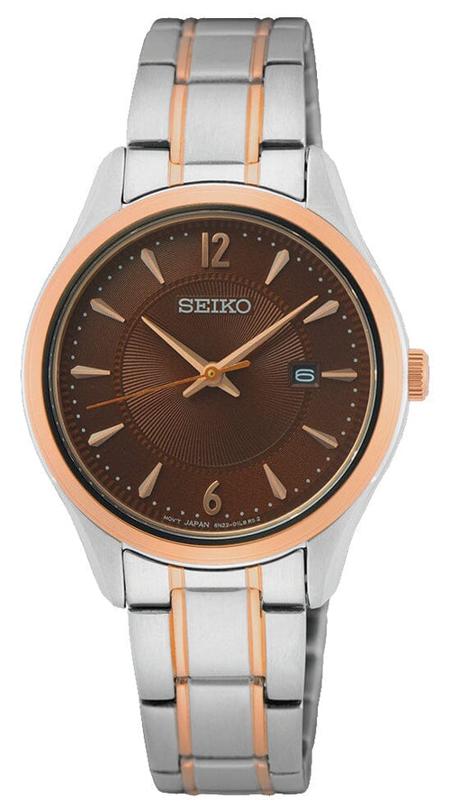 Seiko Daywear Two Tone Women's Watch SUR476P Watches Seiko 