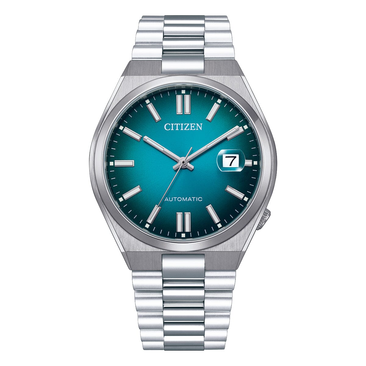 Citizen Tsuyosa Ocean Blue and Silver Automatic Watch NJ0151-88X Watches Citizen 