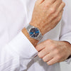 Citizen Men's Silver Stainless-Steel Blue Face Watch Model BI5000-87L Watches Citizen 