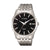 Citizen Men's Silver Stainless-Steel Black Face Watch Model BI5000-87E