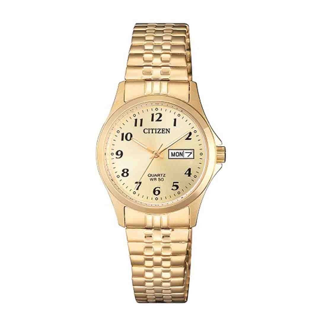 Citizen Ladies Gold Watch Model EQ2002-91P - Main Image