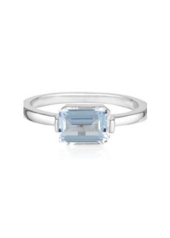 EMILIO AQUAMARINE RING SIZE Bevilles Jewellers 