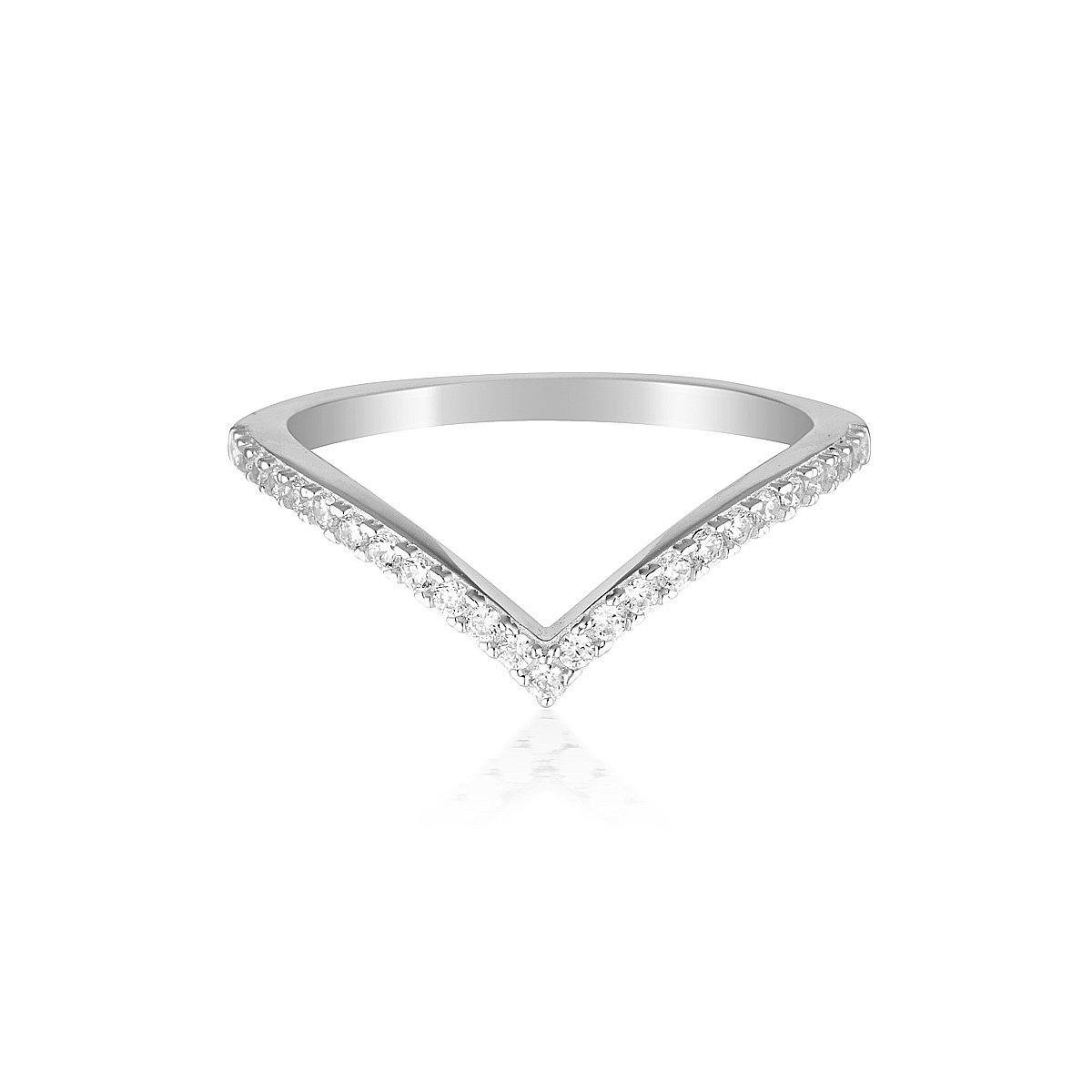 Georgini Rock Star V Silver Ring Bevilles Jewellers 