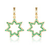 GEORGINI COMMONWEALTH COLLECTION STAR EARRINGS GOLD Bevilles Jewellers 