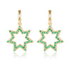 GEORGINI COMMONWEALTH COLLECTION STAR EARRINGS GOLD Bevilles Jewellers 
