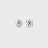 Meera 1.00ct Solitaire Laboratory Grown Diamond Earrings in 9ct White Gold