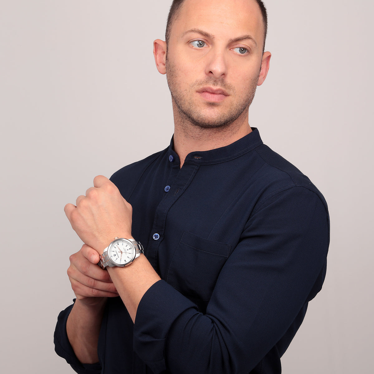 Maserati Successo White Watch Bevilles Jewellers 