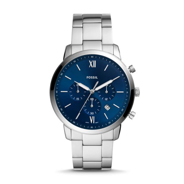 Fossil Neutra Chronograph Blue and Silver Men's Watch FS5792 Watches Fossil 