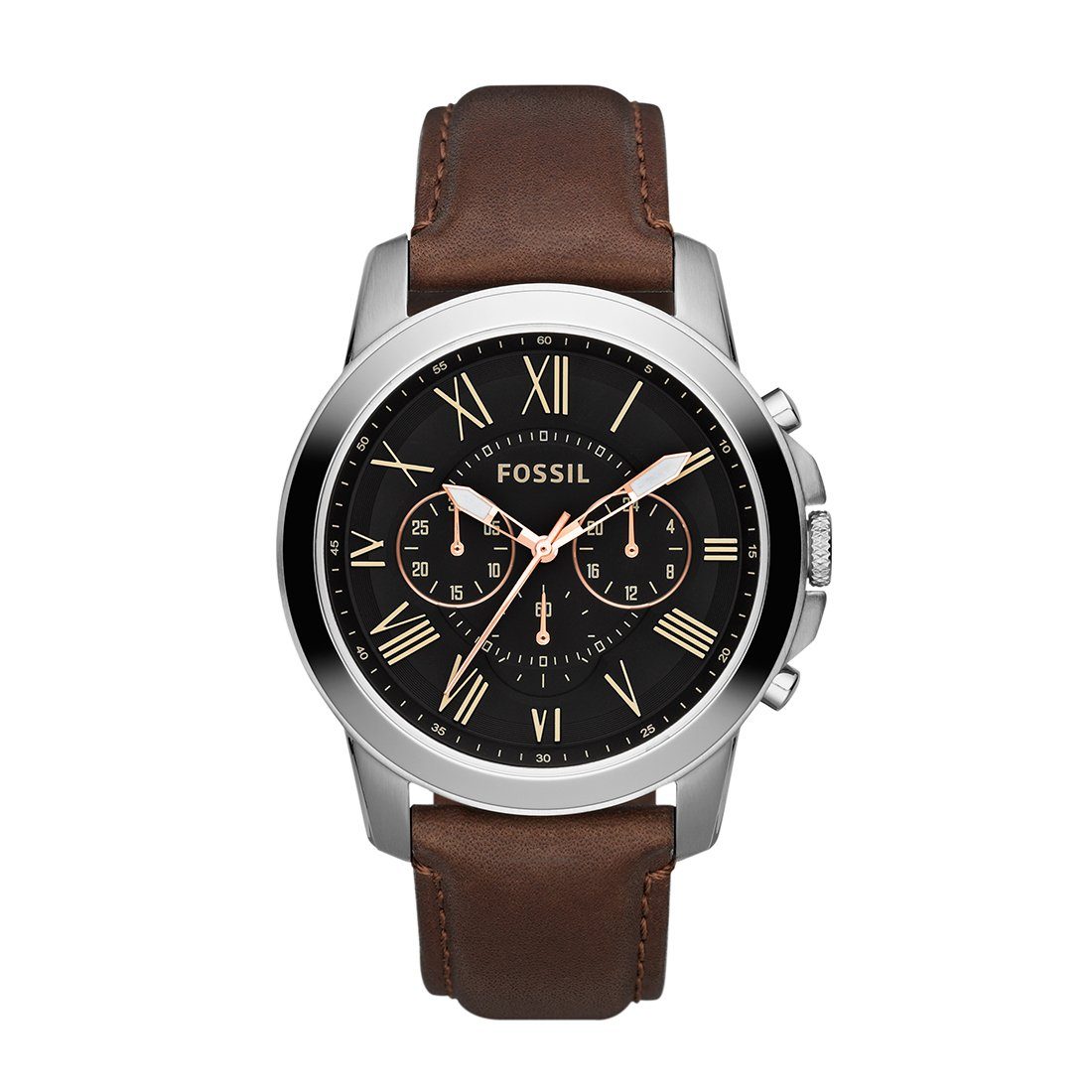 Fossil Men's Leather Watch Model - FS4813 Watches Fossil 