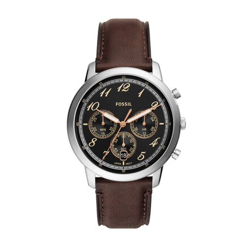 Fossil Neutra Chronograph Brown Leather Watch FS6024 Watches Fossil 