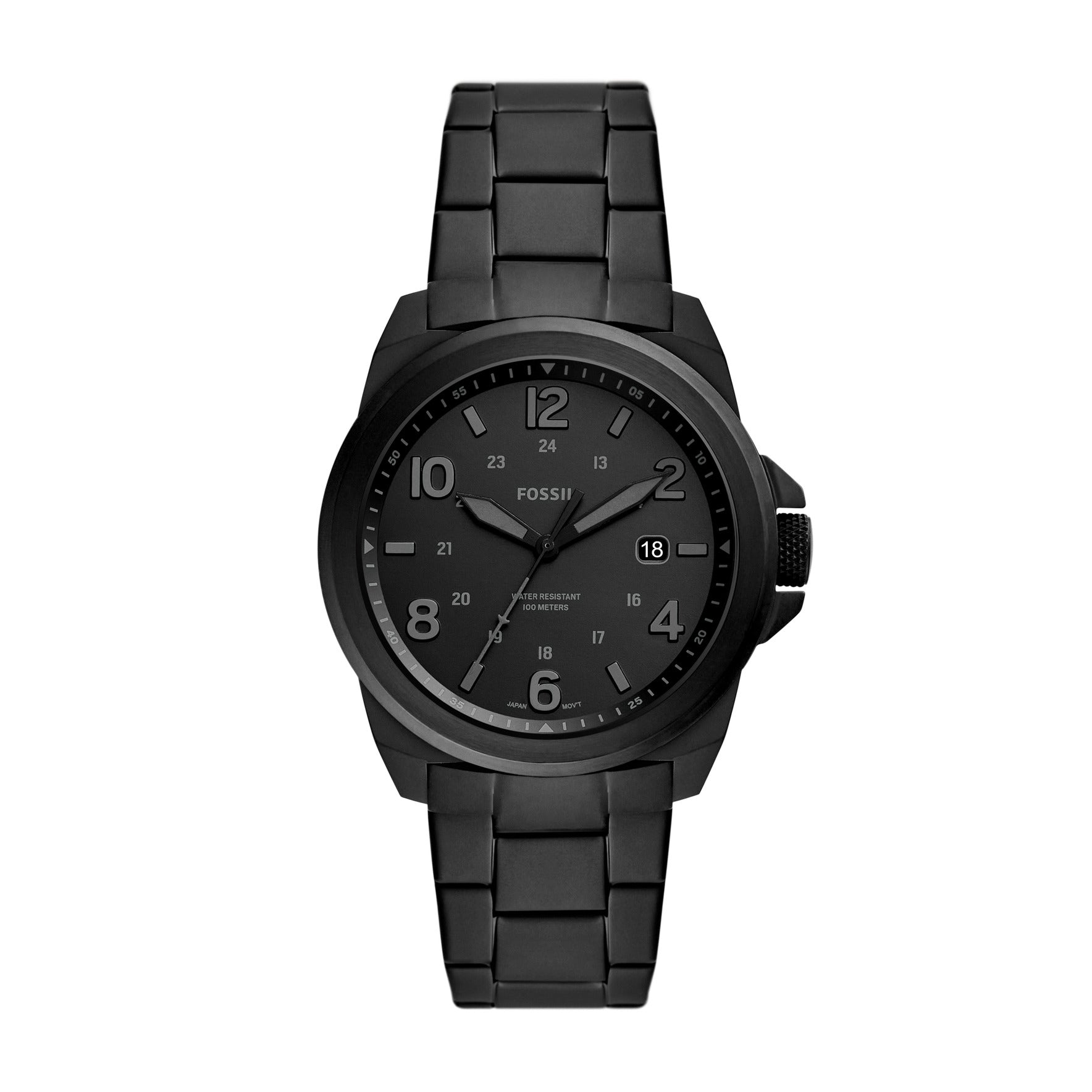 Fossil Bronson Black Men's Watch FS5940 Watches Fossil 