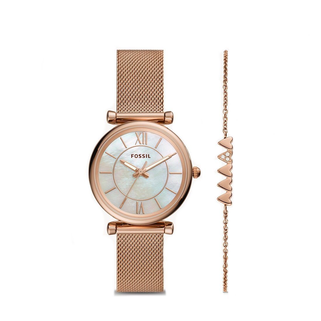 Fossil Charlie Rose Gold Women's Watch Gift Set ES5058SET Watches Fossil 