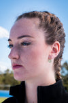 GEORGINI COMMONWEALTH COLLECTION STAR EARRINGS GOLD Bevilles Jewellers 