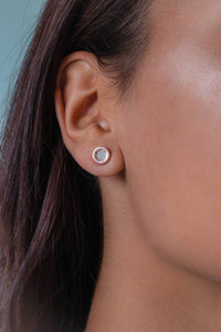 GEORGINI REFLECTION SIGNATURE STUD ROSE GOLD Georgini 