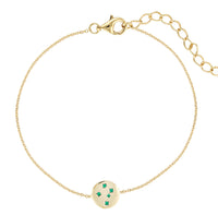 GEORGINI COMMONWEALTH COLLECTION SOUTHERN CROSS BRACELET GOLD Bevilles Jewellers 