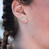 GEORGINI COMMONWEALTH COLLECTION SOUTHERN CROSS EARRINGS GOLD Bevilles Jewellers 