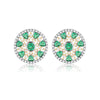 GEORGINI COMMONWEALTH COLLECTION OPERA EARRINGS SILVER Bevilles Jewellers 