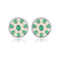 GEORGINI COMMONWEALTH COLLECTION OPERA EARRINGS SILVER Bevilles Jewellers 