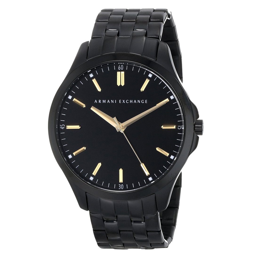 Armani Exchange Men's Black Face Black Band Watch AX2144 Watches Armani Exchange 