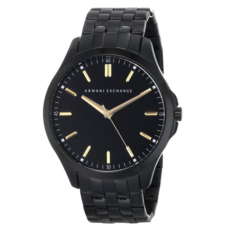 Armani Exchange Men's Black Face Black Band Watch AX2144 Watches Armani Exchange 