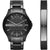 Armani Exchange Hampton Watch and Bracelet Gift Set AX7101