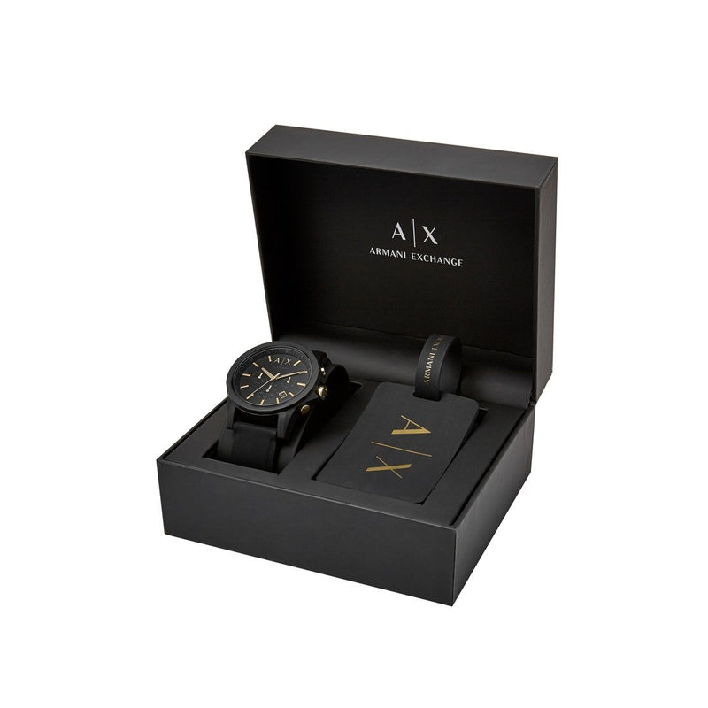 Armani Exchange Watch & Luggage Tag Gift Set AX7105 Watches Armani Exchange 