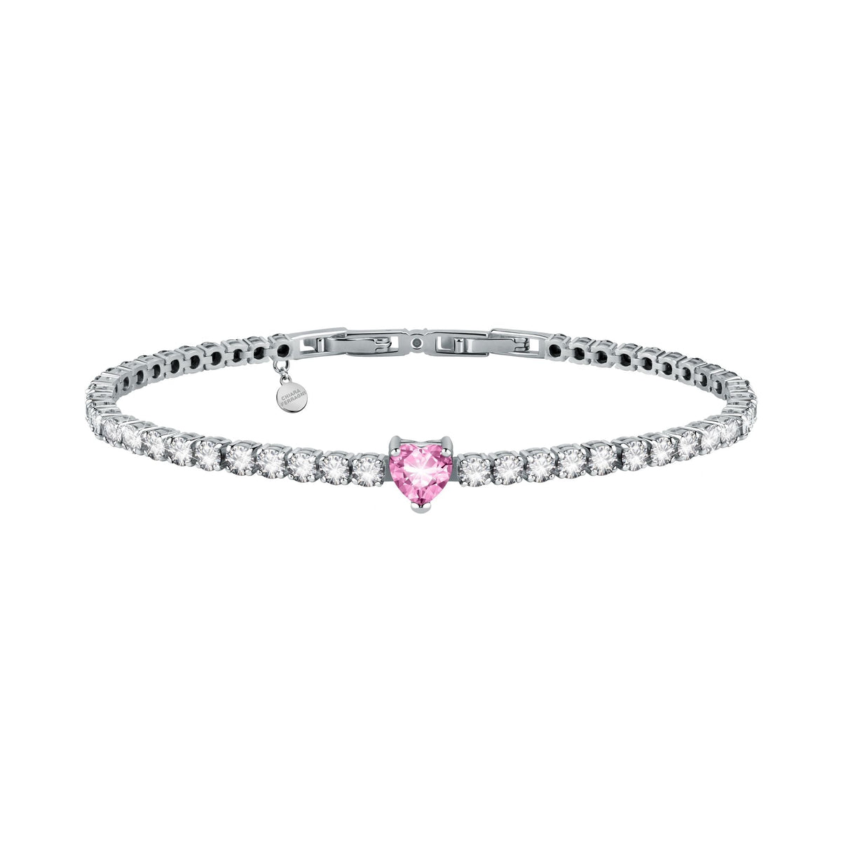 Chiara Ferragni Diamond Heart Fairytale Tennis Bracelet Bevilles Jewellers 
