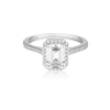 GEORGINI ICONIC BRIDAL VIOLET RING SILVER Bevilles Jewellers 