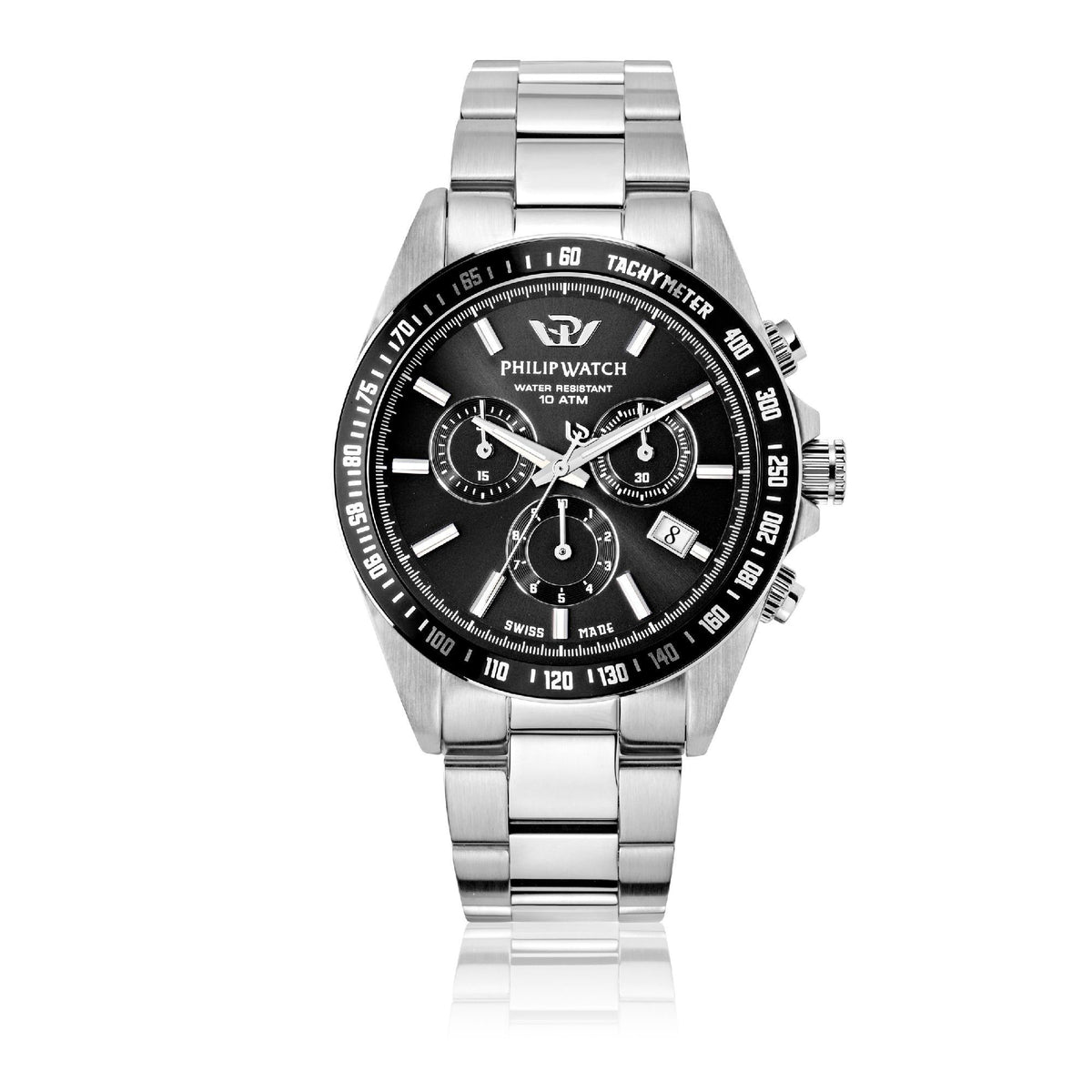 Philip Caribe Men’s Swiss 42mm Chronograph Watches Philip Watch 