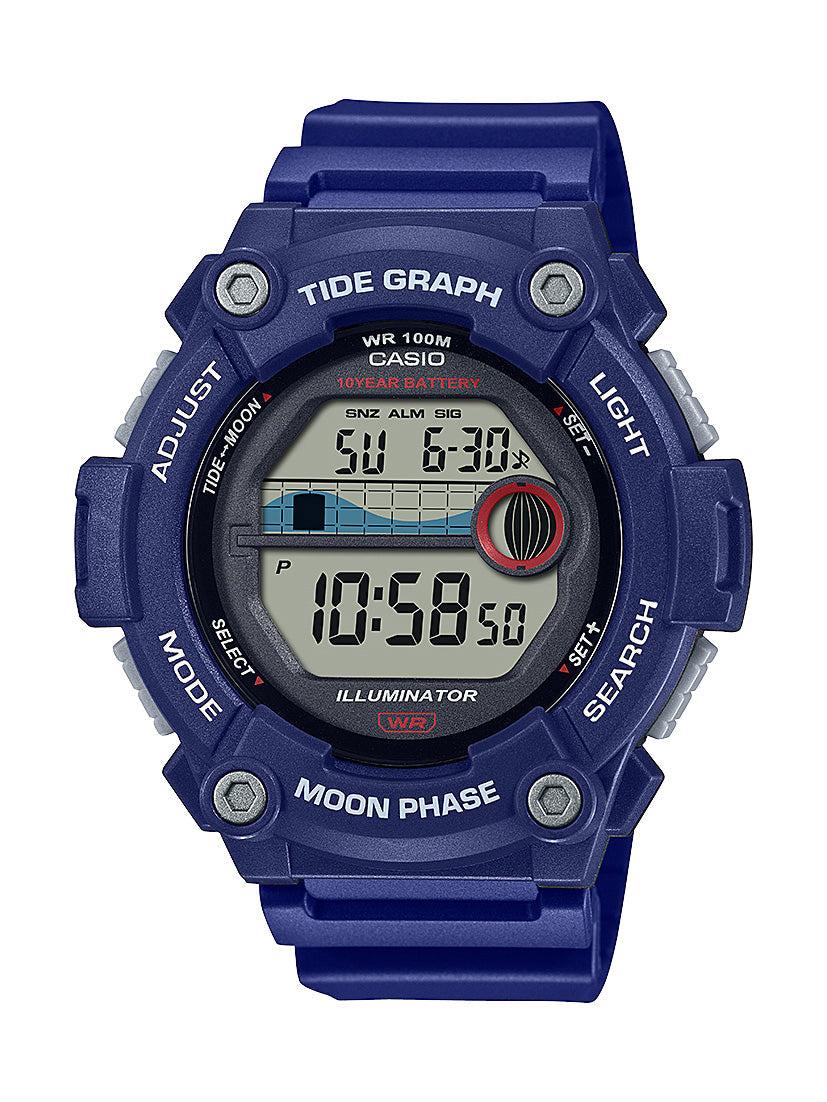 Casio Tide Graph Blue Men's Watch WS1300H-2A Watches Casio 