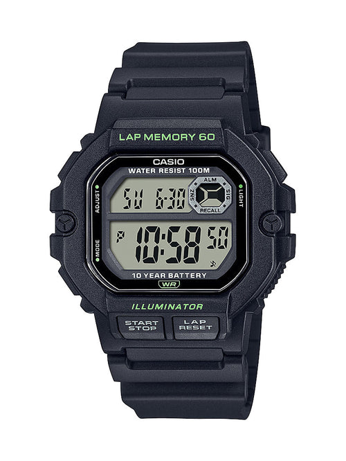 Casio G Shock Black Watch WS-1400H-1AV Watches Casio 