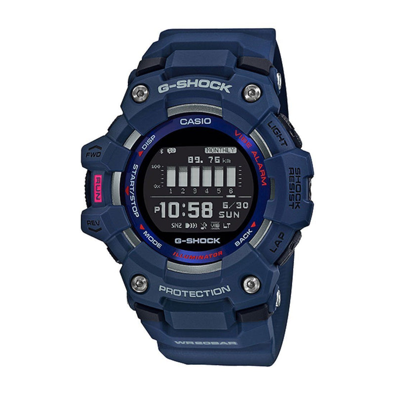 Casio G-Shock Blue G-Squad Digital Watch GBD100-2D Watches Casio 