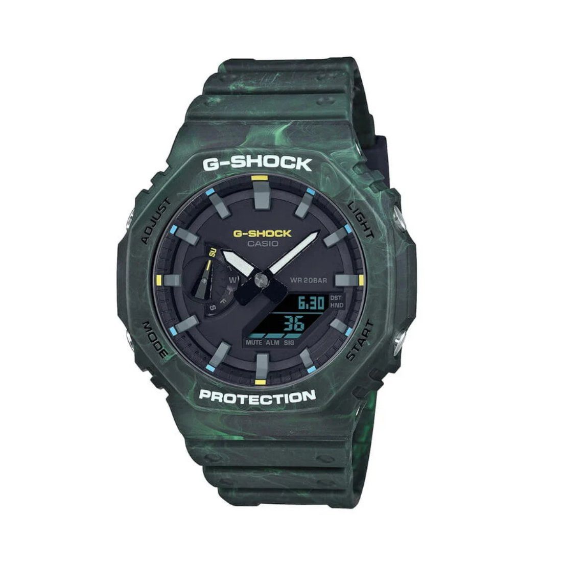 Casio G Shock Foggy Forest Green Watch GA-2100FR-3ADR Watches Casio 