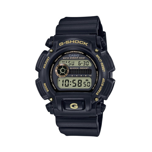 Casio G Shock Digital Gold Black Watch DW9052GBX-1A9 Watches Casio 