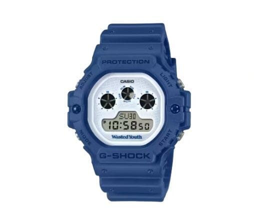 Casio G Shock Wasted Youth Blue Men's Watch DW5900WY-2D Watches Casio 