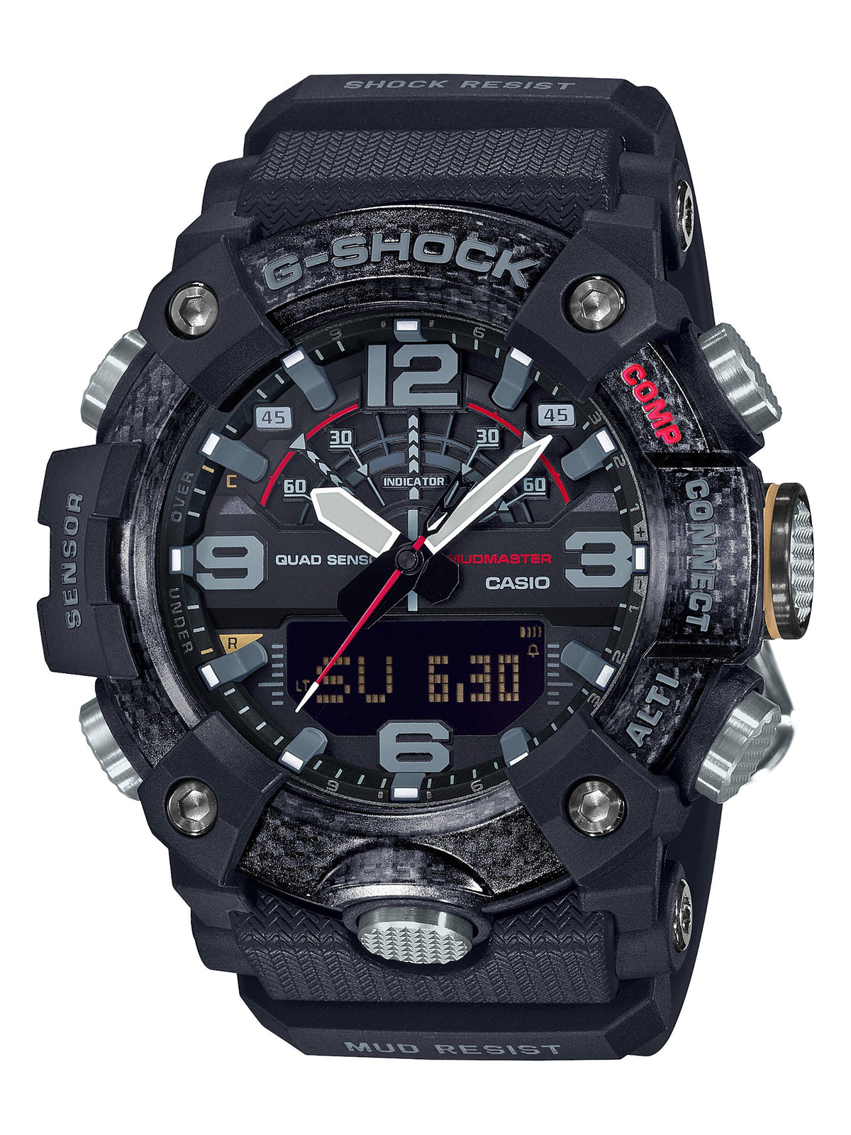 CASIO G SHOCK MASTER OF G MUDMASTER BLACK FACE CASE DIG ANA Watches Casio 