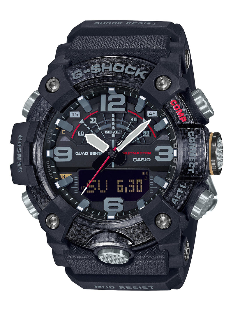 CASIO G SHOCK MASTER OF G MUDMASTER BLACK FACE CASE DIG ANA Watches Casio 