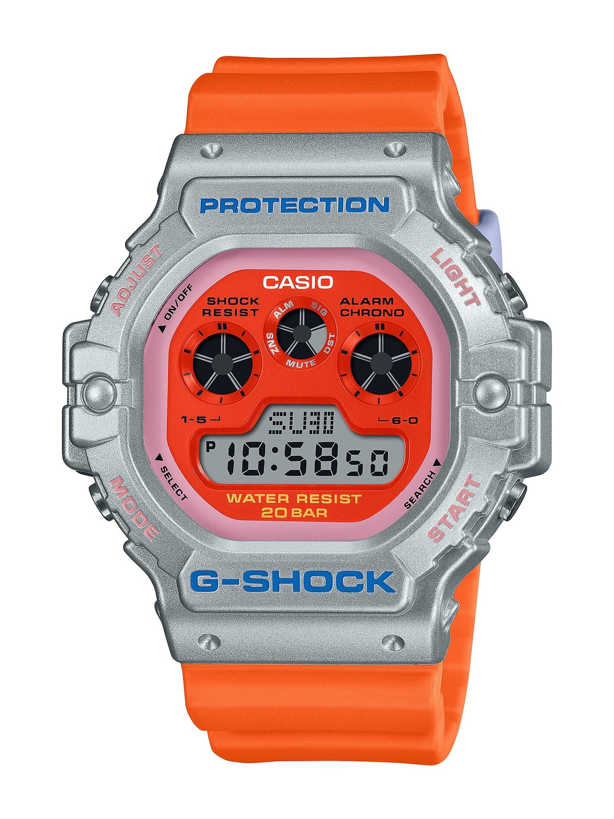 Casio G Shock Orange Digital Watch DW5900EU-8A4 Watches Casio 