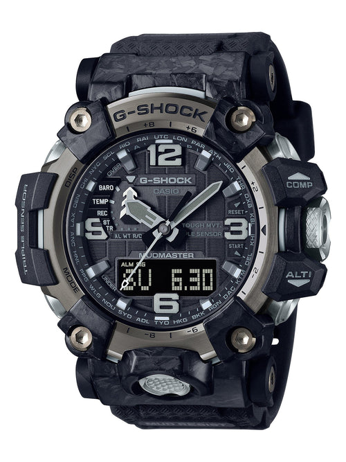Casio G Shock Mudmaster Black and Silver Watch GWG-2000-1A1 Watches Casio 