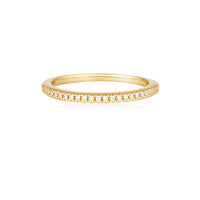 GEORGINI ICONIC BRIDAL ANNE BAND GOLD Bevilles Jewellers 