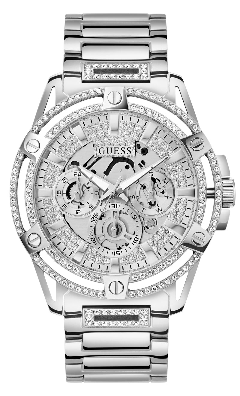 Guess King Silver Men's Watch GW0497G1 - Main Image