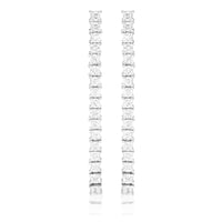 GEORGINI ICONIC BRIDAL VERA EARRINGS SILVER Bevilles Jewellers 