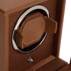 Wolf Cub Winder with Cover Cognac Watch Winder Wolf 