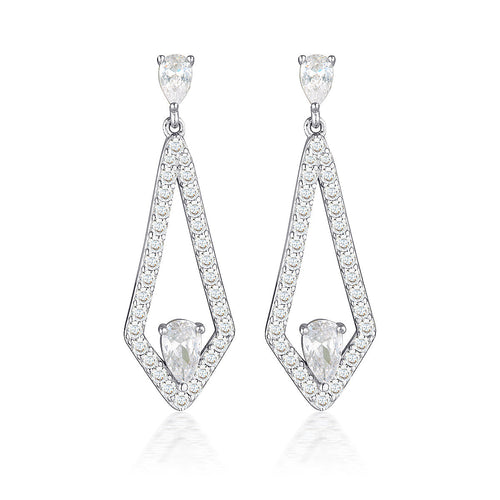 GEORGINI REFLECTION EVOKE EARRINGS SILVER Georgini 