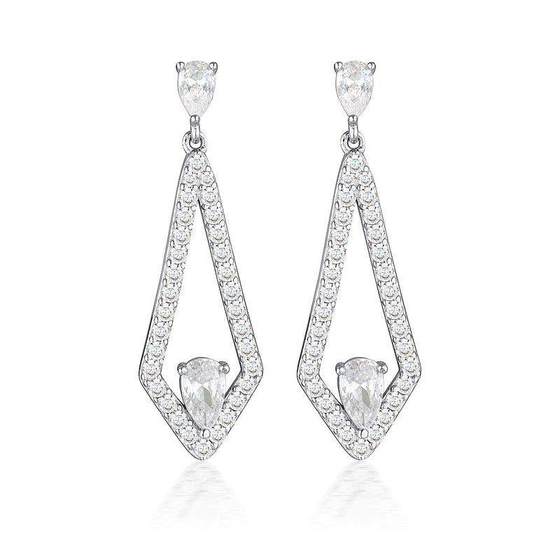 GEORGINI REFLECTION EVOKE EARRINGS SILVER Georgini 