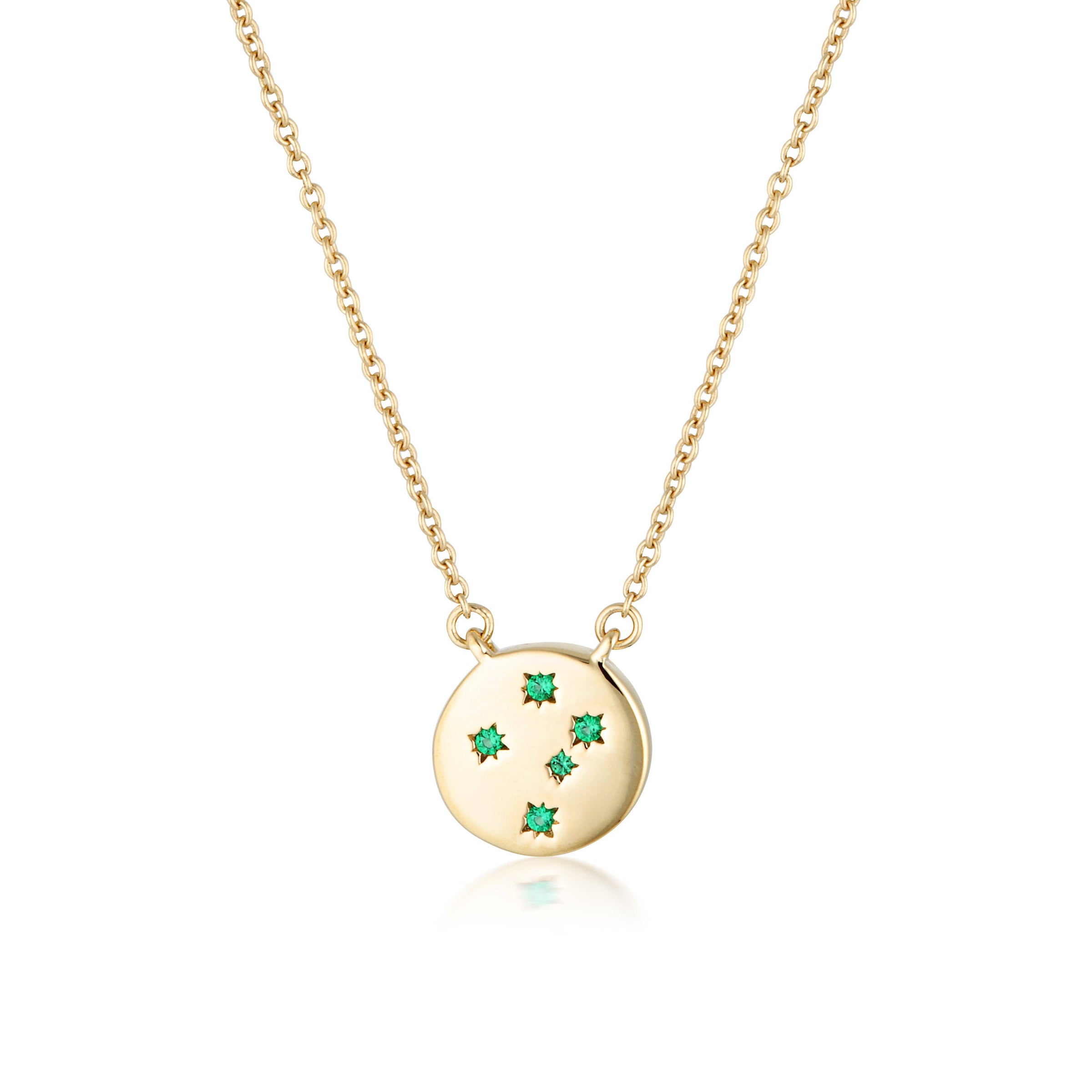 GEORGINI COMMONWEALTH COLLECTION SOUTHERN CROSS NECKLACE GOLD Bevilles Jewellers 